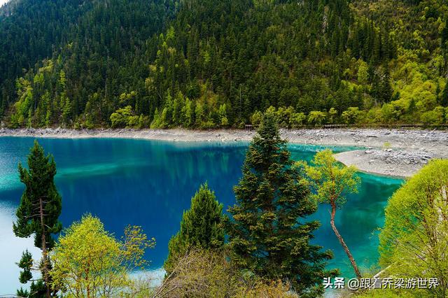 九寨溝全景圖，自然之美的極致展現(xiàn)，九寨溝全景圖，自然之美的極致展現(xiàn)